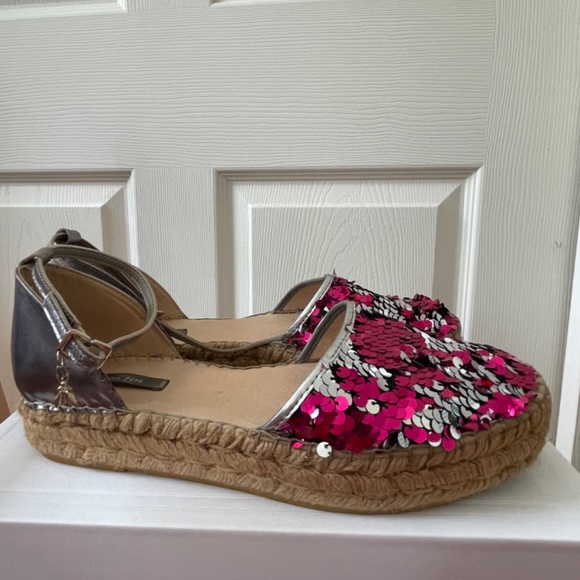 Patrizia Pepe sequins espadrilles sandals - Picture 4 of 7